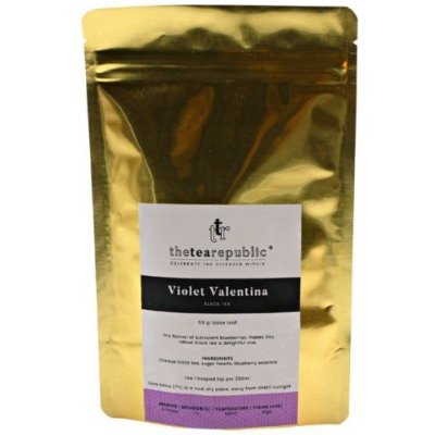 The Tea Republic Sypaný čaj Violet Valentina ve vaku 50 g
