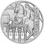 Česká mincovna Stříbrná medaile Začátek vlády knížete Václava proof 1 oz – Sleviste.cz