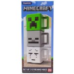 CurePink Set 3 kusů plastových hrníčků Minecraft Příšery 250 ml – Sleviste.cz