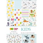 Happy Color Blok se vzorovanými papíry KIDS 80g/m2 A4 15 listů 30 vzorů HA 3808 2030 K – Zbozi.Blesk.cz