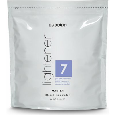 Subrina Lightener Master 7+ platinový melír na vlasy sáček 500 g – Zboží Mobilmania