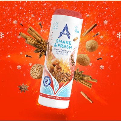 Astonish Osvěžovač koberců Shake & Fresh Winter Spice 400 g – Zboží Dáma