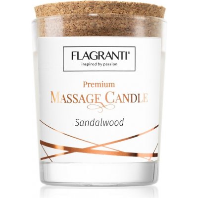 Flagranti Massage Candle Sandal Wood masážní 70 ml – Zboží Mobilmania