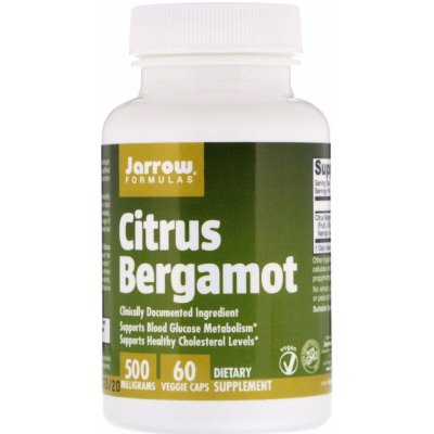 Jarrow Formulas Citrus Bergamot 500 mg 60 veg. kapslí