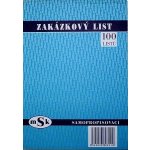 MSK 351 Zakázkový list A5, propisovací – Zboží Dáma