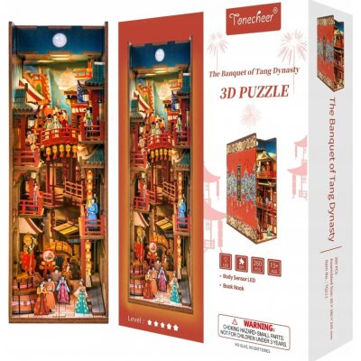 Tonecheer - BOOK NOOK KIT - DIY - Hostina dynastie Tang - 260 dílků + LED – Hledejceny.cz