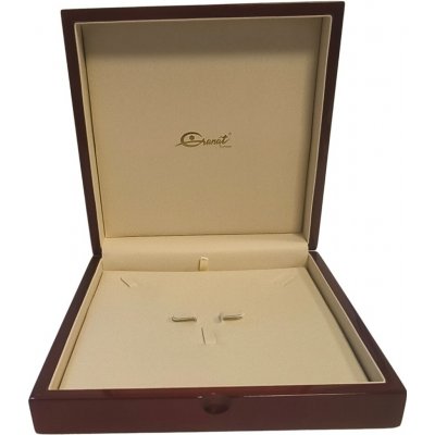 Granát Turnov dřevěná kazeta na set – Zboží Dáma