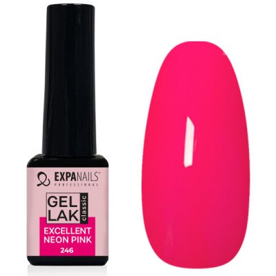 Expa-nails expanails uv/led gel lak excellent pink neon 5 ml – Zboží Dáma