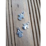 přívěsek tvar andělíčka 18x13x2mm, barva starostříbro – Zboží Dáma