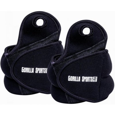 Gorilla Sports zátěžové manžety 2 x 2 kg – Zboží Mobilmania