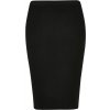 Dámská sukně Ladies Rib Knit Midi Skirt black