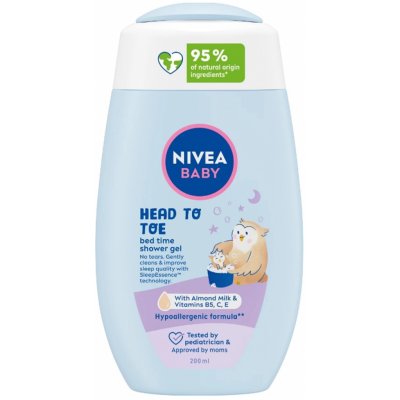 NIVEA Baby Head to Toe Shower Bed Time 200 ml – Hledejceny.cz