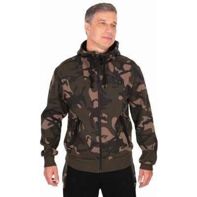 Fox Camo Full Zip Premium 310 Hoodie mikina – Zboží Mobilmania