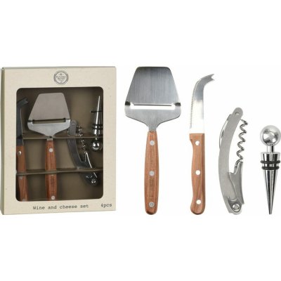 EXCELLENT HOUSEWARE Otvírák na víno a kráječ na sýr sada 4 ks KO-170485140 – Hledejceny.cz