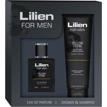 Lilien For Men Yellow Stone sprchový gel 250 ml + EDP 50 ml dárková sada