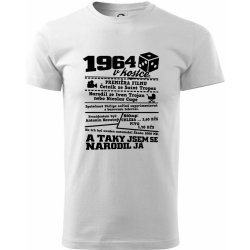 1964 v kostce Klasické pánské triko bílá