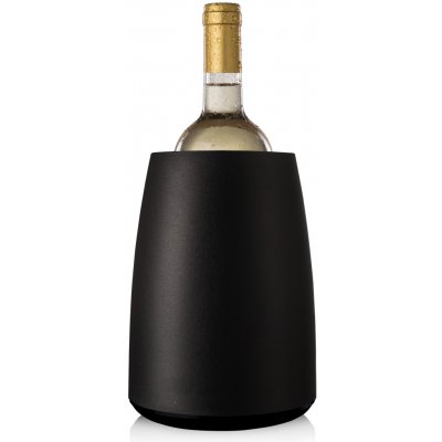 Vacu Vin 3649460 Chladicí nádoba na víno s aktivní vložkou ELEGANT černá – Hledejceny.cz
