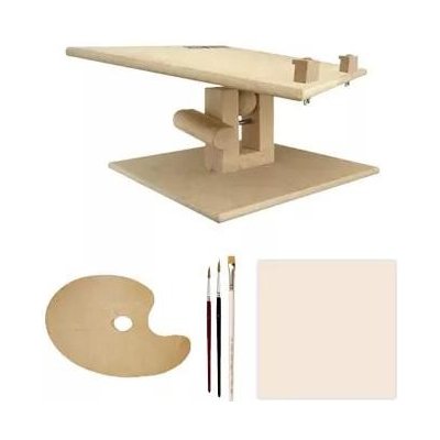 JK STYL Uni v setu s plátnem paletou a štětci Set C – Zboží Mobilmania