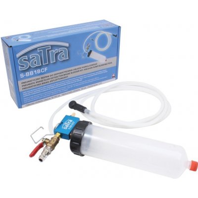 Přístroj na výměnu brzdové kapaliny a odvzdušnění brzd 1 l + láhev - SATRA | Zboží Auto