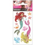 Tetovací obtisky s glitry 10 5x6cm mořské víly – Sleviste.cz