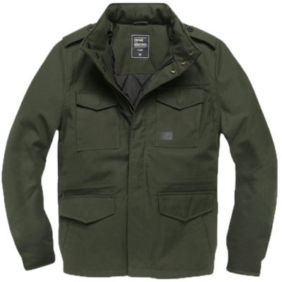 Vintage Industries Brent Parka tmavě olivová – Zboží Mobilmania