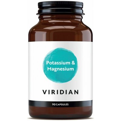 Viridian Nutrition Potassium Magnesium hořčík Citrate 90 kapslí – Hledejceny.cz