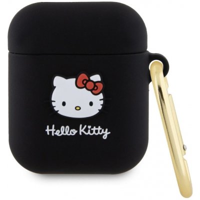 Hello Kitty Liquid Silicone 3D Kitty Head Logo Pouzdro pro AirPods 1/2 HKA23DKHSK – Zbozi.Blesk.cz