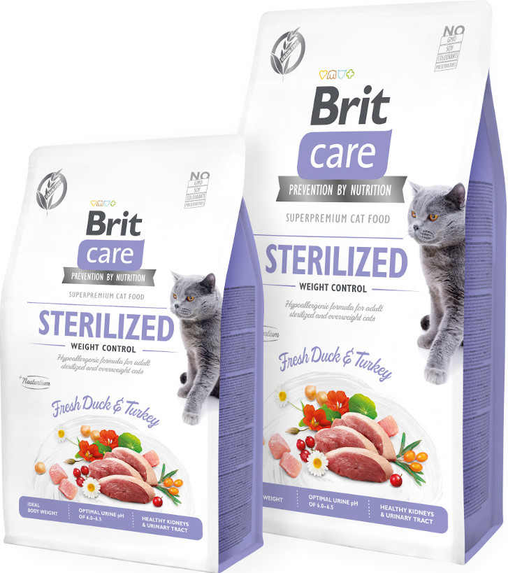Brit Care Cat Grain-Free Sterilized Weight Control 4 kg