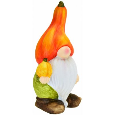 Skřítek s dýní keramický 16 cm – Hledejceny.cz