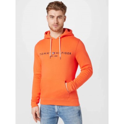 Tommy Hilfiger korálová mikina Logo Hoody – Zbozi.Blesk.cz