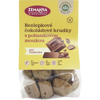 Zemanka Bezlepkové čokoládové Bio hrudky 100 g – Zboží Dáma