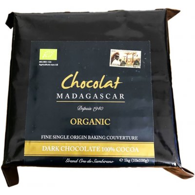 Chocolat Madagascar 100% čokoláda na vaření a pečení BIO 1 kg – Zbozi.Blesk.cz