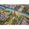Puzzle Cherry Pazzi Eiffelova věž z ptačího pohledu 1000 dílků