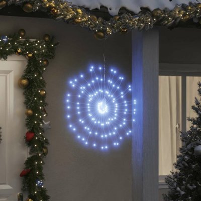 vidaXL Vánoční hvězdicová světla 4 ks 140 ch LED diod 17 cm Studená bílá – Hledejceny.cz