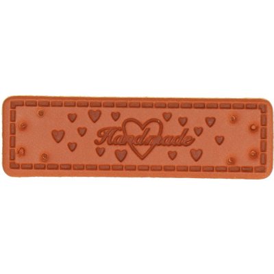 Naše galanterie Koženková cedulka Hand Made srdce – Zboží Dáma