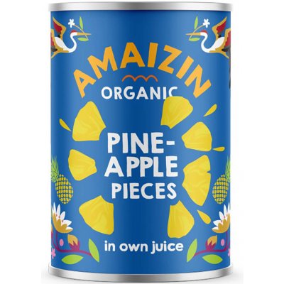 Amazin Ananas kousky ve vlastní šťávě Bio 400 g – Sleviste.cz