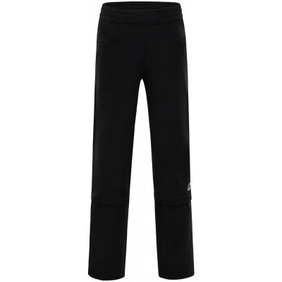 Alpine Pro Pantaleo 2 dětské softshellové kalhoty KPAJ065990 černé