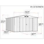 Duramax COLOSSUS ECO XXL 11,6 m2 antracit – Hledejceny.cz