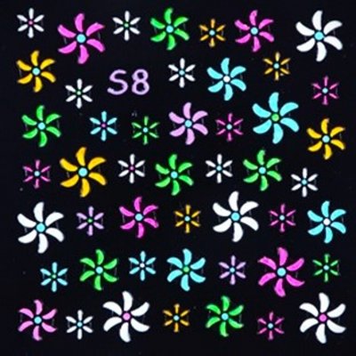 Samolepky na nehty neon S08 – Hledejceny.cz