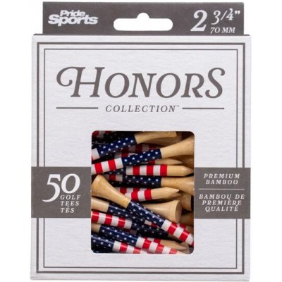 Pride Sports Honors Bamboo Tees USA Flag 50 ks / 70 mm – Hledejceny.cz