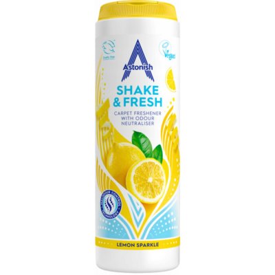 ASTINISH SHAKE & FRESH Vonný prášek na koberce 400 g Citron – Hledejceny.cz
