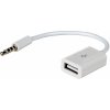 usb kabel Adaptér AK-AD-24 USB / MiniJack 15cm