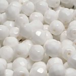 Ohňovky 8 mm alabastrově bílé – Zboží Dáma