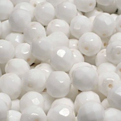 Ohňovky 8 mm alabastrově bílé – Zboží Dáma