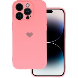 Vennus Silikonové se srdcem Iphone 14 Pro design 1 růžové