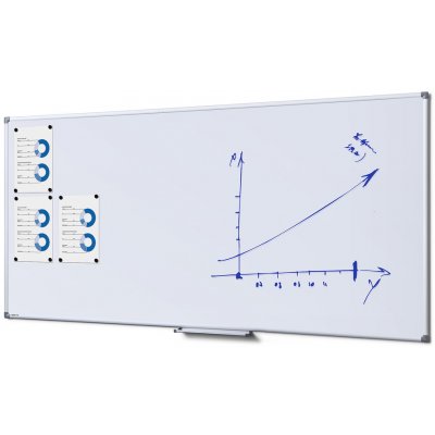 Jansen Display Scritto enamel popisovatelná magnetická tabule whiteboard 1000 x 2000 mm