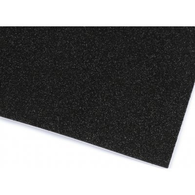 Samolepicí pěnová guma Moosgummi s glitry 20x30 cm - 2 ks Barva: černá – Hledejceny.cz