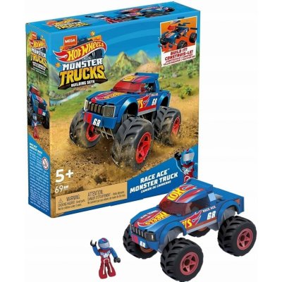 Mattel Hot Wheels Monster Trucks Race Ace – Hledejceny.cz