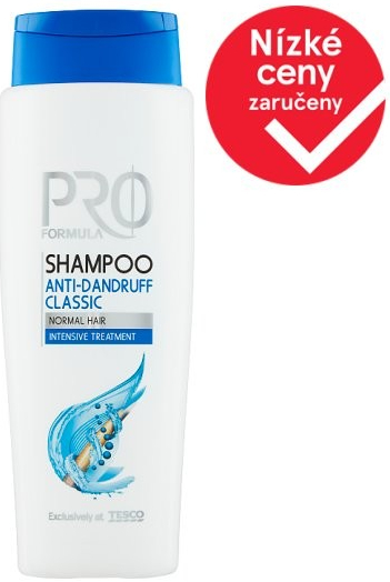 Tesco Pro Formula Shampoo proti lupům pro normální vlasy 400 ml