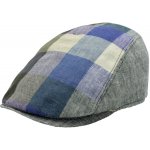 Fiebig Headwear since 1903 Pánská letní lněná bekovka patchwork šedá – Hledejceny.cz